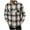 Coffee, variant on Plaid Shirt Jacket Men Big and Tall Fashion Shacket Jackets Wool Blend Casual Button Down Shirts Fall Long Sleeve Gingham Shirt with Pockets Coffee XL