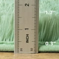 thumbnail image 5 of Socofuz Round Fluffy Rugs for Bedroom, Non-Slip Cute Soft Shaggy Carpet For Living Room, 6'x6' Mint Green, 5 of 7