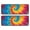 Colorful Rainbow Tie, variant on Kitchen Rugs Sets Of 2,Rainbow Tie Dye Mandala Pattern Anti Fatigue Kitchen Mat Rugs Non Slip Washable,Decorative Kitchen Floor Mats for Kitchen,Sink,Laundry,17"x47"+17"x47"
