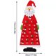 thumbnail image 5 of RV Calendario de Navidad de fieltro colgante decorativo de Papá Noel para niños DIY colgante de calendario de Papá Noel (rojo) Rojo Verde, 5 of 5