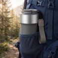 thumbnail image 4 of REGALWOVEN 17 oz Tumbler, Stainless Steel Insulated Water Bottle, with Lid Straw and Handle, Reusable Cup Keeps Hot and Cold Gray 1, 4 of 5