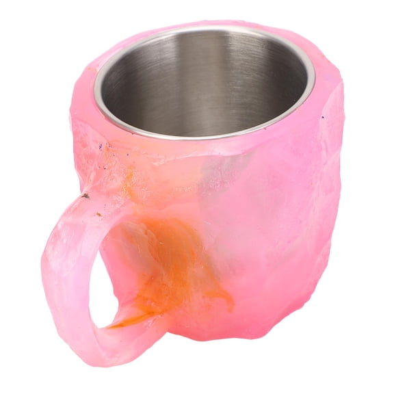 Taza De Café De Lujo, Imitación De Mineral, Resina De 320 Ml