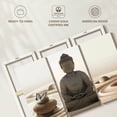 thumbnail image 6 of Elephant Stock Meditating Zen Buddha Wall Art - Horizontal Multi Panel Canvas - Living Room Wall Decor - Wellness Multi Panel - Beige And Gray Decor - 33" x 20", 6 of 8