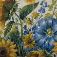 thumbnail image 5 of Orinice Sunflowers Bluebells Vase Bathroom Decor Set with Hooks, Colorful Luxurious Polyester Fabric Shower Curtain Set for Chic Modern Bathroom Decor, 100% Polyester Fiber, Multi Size 36x72, 5 of 7