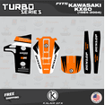 thumbnail image 4 of Kalair GFX Graphics Kit for Kawasaki KX60 (1984-2004) Turbo Series, 4 of 5