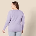 thumbnail image 2 of walmart Essentials Womens Classic-fit Soft-Touch Long-Sleeve Crewneck Sweater, 2 of 7