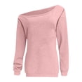 thumbnail image 6 of FAHUOMU Women's Off Shoulder Sweatshirt Long Sleeve Pullover Tops Fall Winter Fashion Oversized Causal Clothes, 6 of 9