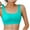 Mint Green, variant on Taqqpue Women Sports Bra Swimsuit Top Swim Bra Bikini Tops Scoop Neck Bathing Suits Top Padded Swim Crop Tops Only