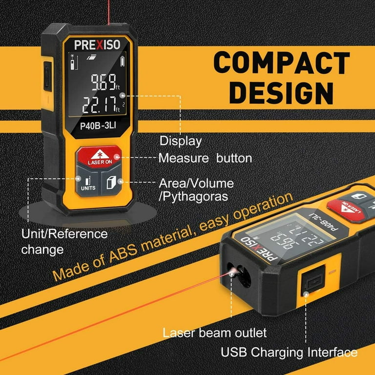 Prexiso laser on sale distance measure