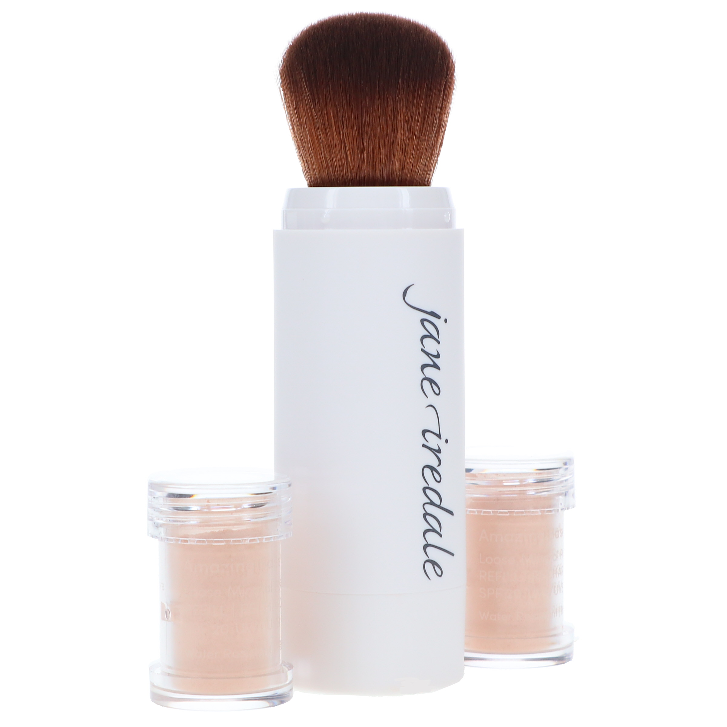 jane iredale Amazing Base Loose Mineral Powder Refillable Brush Light Beige 0.18 oz