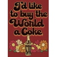 thumbnail image 2 of Women's Coca Cola Unity I'd Like to Buy the World a Coke Retro  Graphic Tee Red Small, 2 of 4