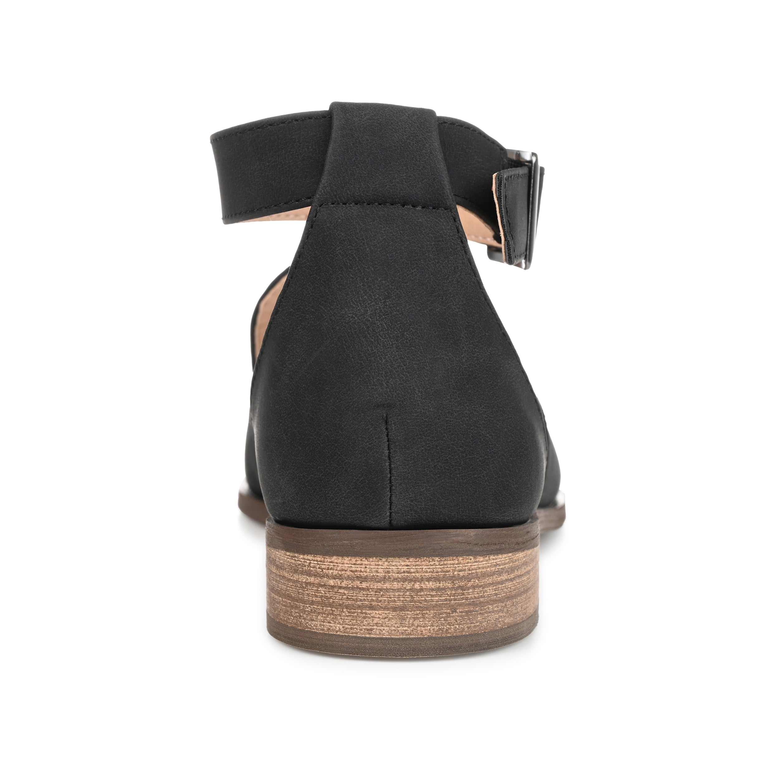 Journee Womens Loreta Buckle Square Toe Loafer Flats, Widths Available
