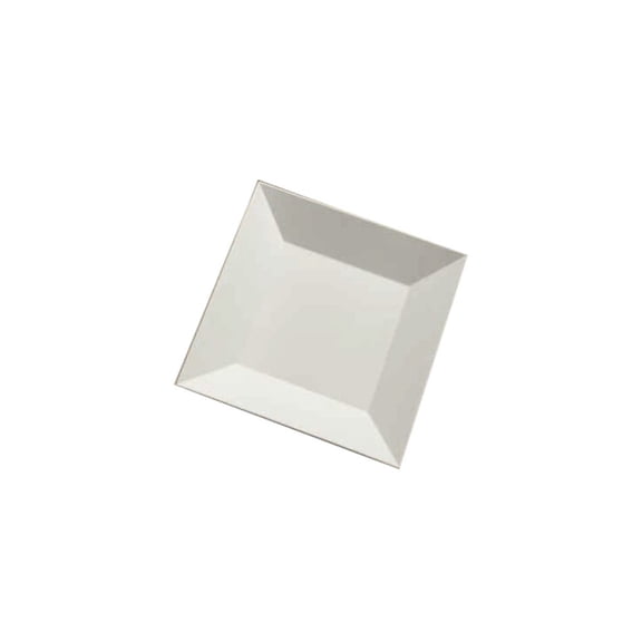 American Metalcraft SQP12 White Melamine 14" Square Serving Plate