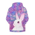 thumbnail image 6 of DISNIMO Galaxy Rabbit Hoodie Girls Star Zip Hoodie Kids Girls Hoodie Coat Boys Hoodie Sweatshirt Zipper Hooded Sweatshirts for Teens Girl Hoodie 14-16 Childrens Hoodie Jackets for Juniors Animal, 6 of 7