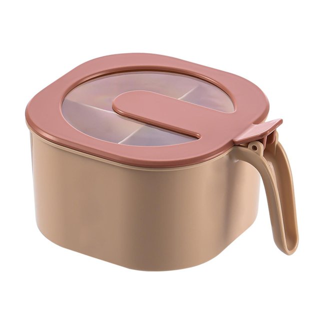 Caja de condimentos Tarro de sal Organizador de condimentos de cocina Caja de almacenamiento de azúcar con tapa (1pcs-rosa) ShuxiuWang 8390613424662
