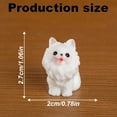 thumbnail image 5 of Desk Accessories Clearance! Miniature Cute Dog Figurine Creative Decoration for Desk Adorable Miniature Animal Accessories 1 Puppy Figurine, 5 of 9