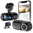thumbnail image 1 of LSLJS Dash Cam Three Recording Driving Recorder High-definition 4K WiFi Reversing Image GPS Trajectory Car Recorder Dash Cam, 1 of 9
