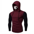 thumbnail image 2 of De Sudadera con capucha y manga larga para hombre, con estampado de mascarillas, 2 of 3
