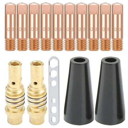 Yannee for 15AK Welding Accessory, Contact Tip 0.8mm 0.030" , Flux Core Gasless Nozzle