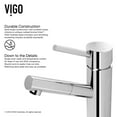 thumbnail image 5 of VIGO Noma Single Handle Single-Hole Bathroom Faucet in Chrome, 5 of 11