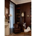 thumbnail image 4 of Woven Trends Farmhouse Curtains,Rural Style Curtain 23"x55" Classic Country Plaid Gingham Checkered Design Machine Washable for Living Room Bedroom Balcony Modern Home Decor, 4 of 6