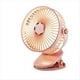 thumbnail image 2 of Ventilador con Clip de 6 Pulgadas, Recargable por USB, Fuerte Energía Eólica, Miniventilador Portátil Silencioso para Oficina y Escritorio, Rosa, 2 of 5