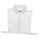 thumbnail image 2 of Blusa de mujer con cuello Peter Pan desmontable y media camisa falsa Blanco, 2 of 8