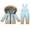 Light Blue, variant on Atogsazn Toddler Baby Girls Windproof Clothes Set Kids Full Zip Jacket & Pants Ski Suit Winter Snowsuit Blue 3-4 Years Fashion