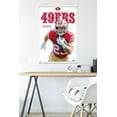 thumbnail image 5 of NFL San Francisco 49ers - Christian McCaffrey Feature Series 24 Wall Poster with Magnetic Frame, 22.375" x 34", 5 of 5