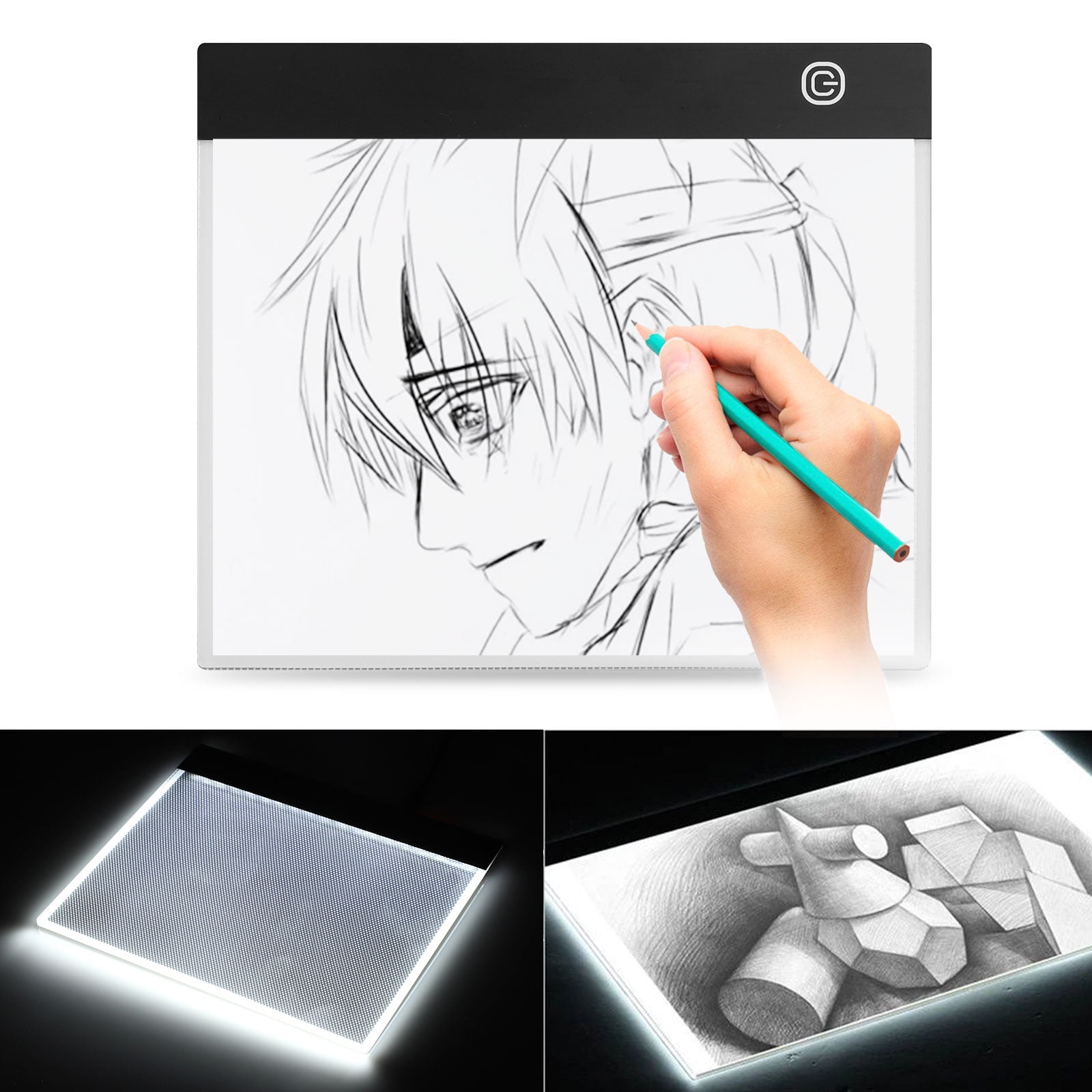 Portable A5 LED Light Box Drawing Tracing Tracer Copy Board Table Pad+USB Cable