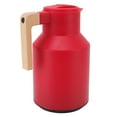 thumbnail image 4 of Thermal Coffee Carafe, Coffee Carafe European Style 1L Large Capacity Beech Wood Handle  For Home For Office Red, 4 of 8