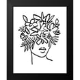 thumbnail image 2 of Warren, Annie 20x24 Black Modern Framed Museum Art Print Titled - Floral View I, 2 of 5