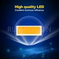 thumbnail image 4 of Ruiandsion 1156 BA15S Warm White LED Bulb 48V DC 360LM for Automotive Signal Lighting in Trucks Boats,(pack of 2), 4 of 7