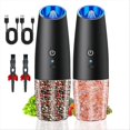 thumbnail image 1 of 2PCS Electric Salt and Pepper Grinder Set ABS, 1 of 5