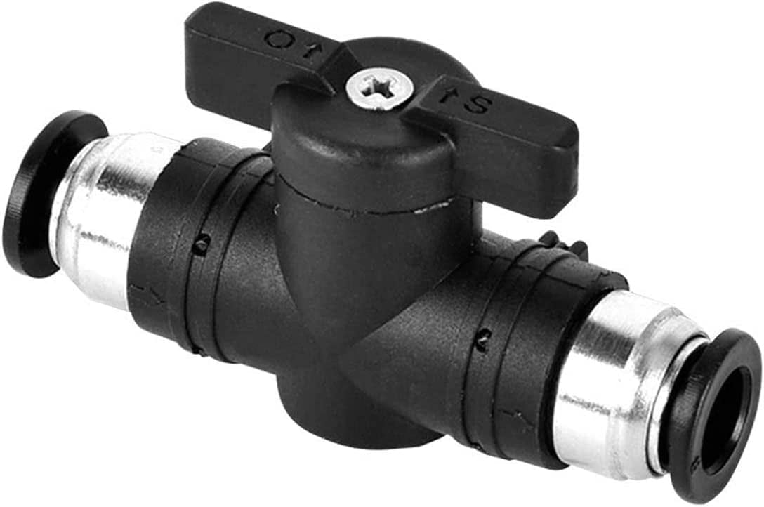 6mm Pneumatic Fittings, Male Plug Valves, Pipe Fittings, Gas Flow Control Valves, Available in