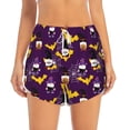 thumbnail image 4 of Lsque Halloween Gnomes1 Printed Women's Running Shorts with Liner Pockets,Elastic Quick Dry Workout Athletic Gym Yoga Shorts,Womens High Waist Shorts-X-Large, 4 of 9