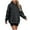 Womens Hoodies & Sweatshirts Black, variant on Plus Size Hoodies for Women with Front Pocket Pullover Fleece Lined Sweatshirts Ladies Casual Solid Loose Basic Comfort Hooded Tops XS-5X