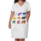 thumbnail image 3 of Vestido clásico con bolsillos sueltos y animales de Eric Carle, vestido elegante y chic para mujer, vestidos cortos, vestido de playa atrevido., 3 of 7