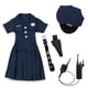 thumbnail image 4 of Disfraz de oficial de policía estadounidense para niñas con accesorios, 4 of 5