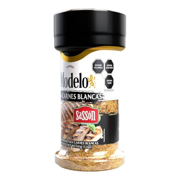 Sazonador Modelo Sasson para carnes blancas 145 g