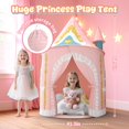 thumbnail image 4 of Play Tent Skirfy Kids Princess para niñas de 4 a 8 años, interiores y exteriores, 4 of 9