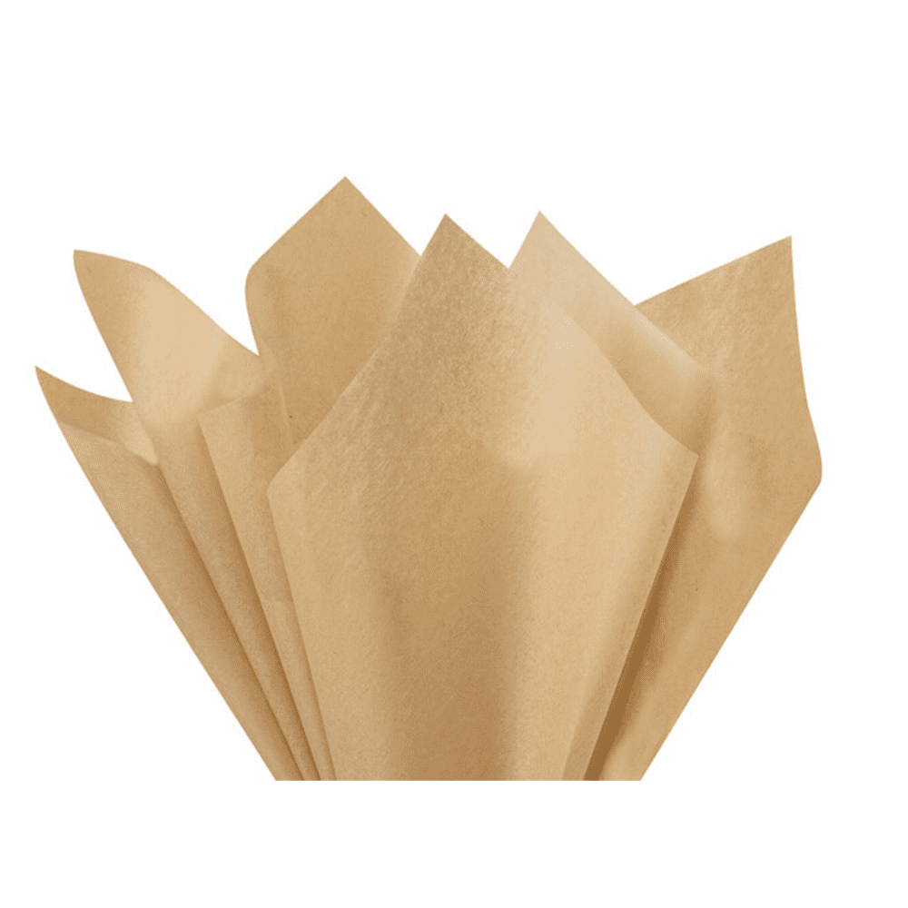 Dessert Tan Tissue Paper Squares, Bulk 48 Sheets, Presents by A1 Bakery Supplies, Made In USA Large 20 Inch x 30 Inch