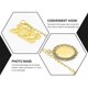thumbnail image 4 of Graduation Cap Doctor Hat Pendant for Tassel Charm Golden 10Pcs, 4 of 5