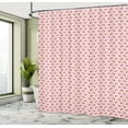 thumbnail image 5 of Ambesonne Toucan Shower Curtain, Soft Minimal Tropical Birds, 69"Wx84"L, Rose Earth Yellow, 5 of 5