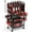 Red, variant on Large Power Tool Organizer Cart with 20A Charging Station, Heavy Duty Storage  for Drills and Batteries, Rolling Tool Cart on Wheels, Red