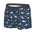 thumbnail image 5 of Goofa Modern Modern Excavator Printed Men's Boxer Briefs Underwear, Moisture-Wicking Underwear, Trunk,Soft and Breathable Cotton Underwear-Small, 5 of 9