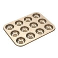 thumbnail image 2 of 6/12 Hole Donut Baking Tool Mini Cake Model Household Non Stick Baking Tray, 2 of 5