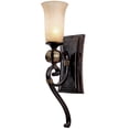 thumbnail image 2 of Golden Lighting 3966-BA1 FB Portland Fired Bronze 1 Light Wall Sconce, 2 of 10