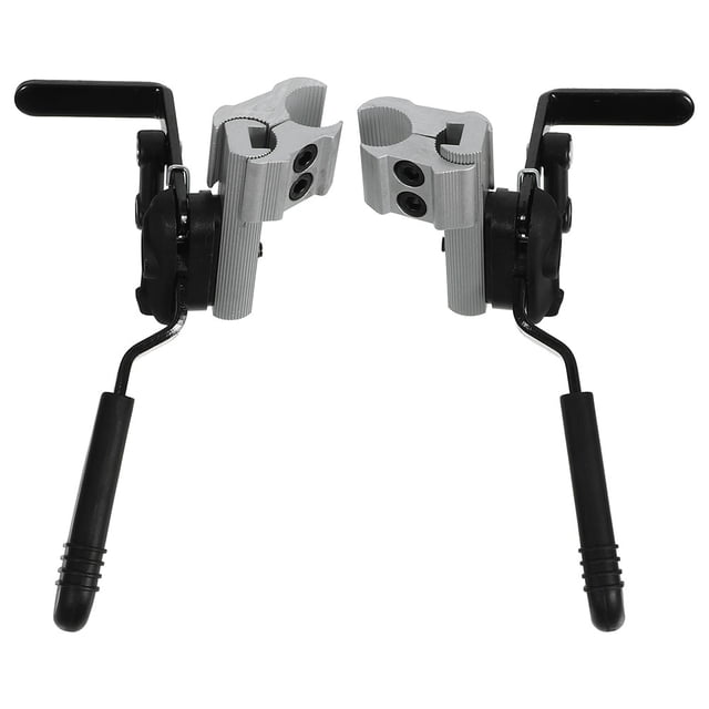 MOVTOTOP 2 Pcs Freins de Fauteuil Roulant de Remplacement Verrou de Roue en Alliage d'Aluminium pour Fauteuils de Transport et Fauteuils Médicaux Frein à Main