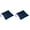 Navy, variant on 2PC 15x15 Inch Chair Cushions for Dining Chairs, Seat Cushions for Kitchen Chairs Soft Comfortable Square Pads with Ties, Thickened Solid Color Office Chair Cushion